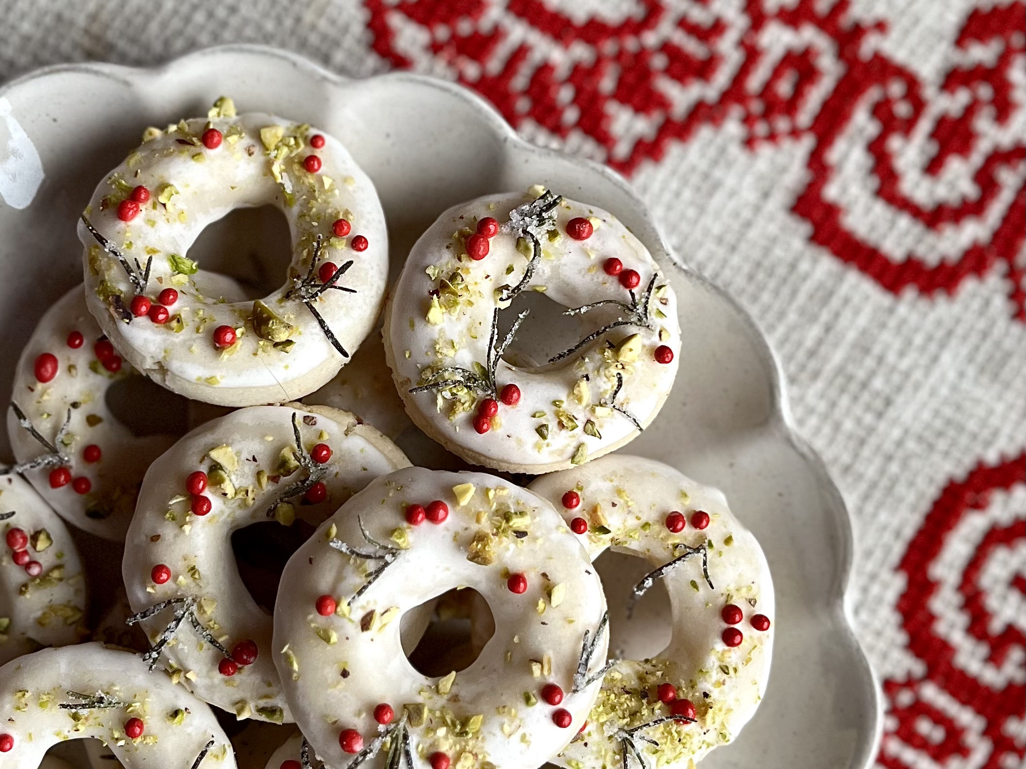 Kransekake Wreath Cookies